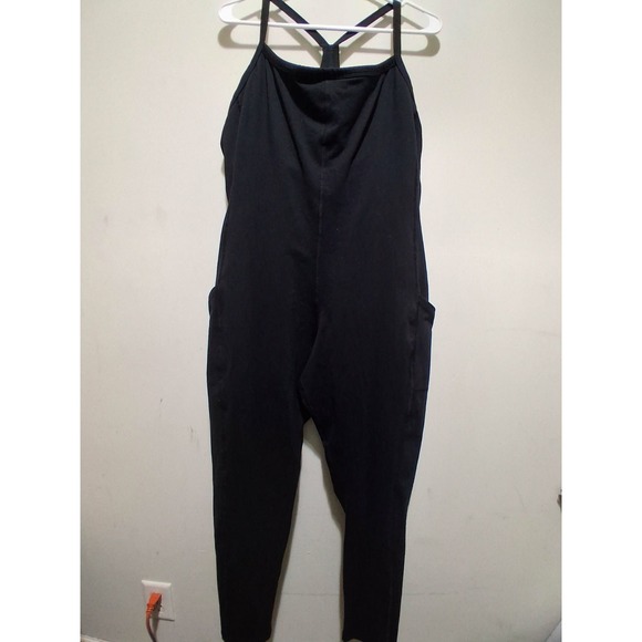 Offline by Aerie Pants - Offline by Aerie‎ Black Racerback Jumpsuit Athleisure Workout Yoga Pants XXL